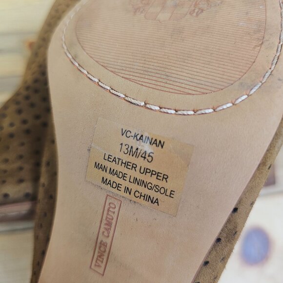 Vince Camuto Kainan Perforated Peep Toe Bootie - Picture 8 of 8